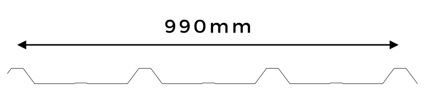 IBR Wide 990mm profile